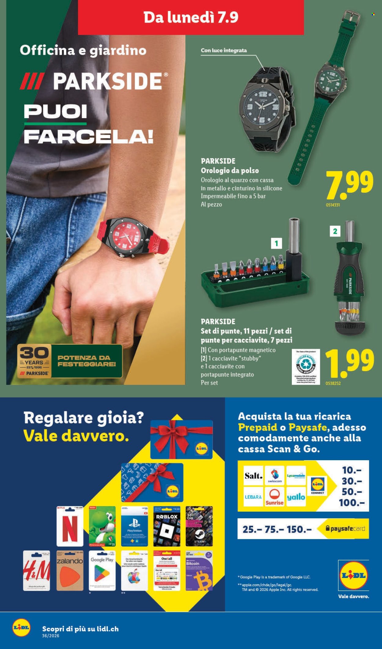 Volantino Lidl - 3.9.2026 - 9.9.2026. Pagina 30. Pagina 30