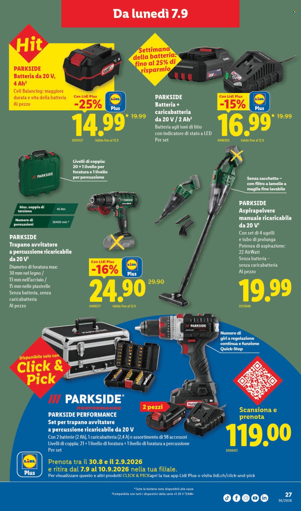 Volantino Lidl - 3.9.2026 - 9.9.2026. Pagina 33. Pagina 33