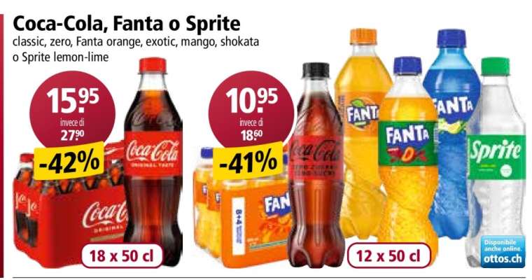 Coca-Cola, Fanta o Sprite
