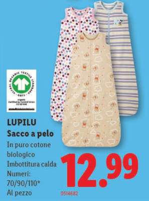 LUPILU Sacco a pelo