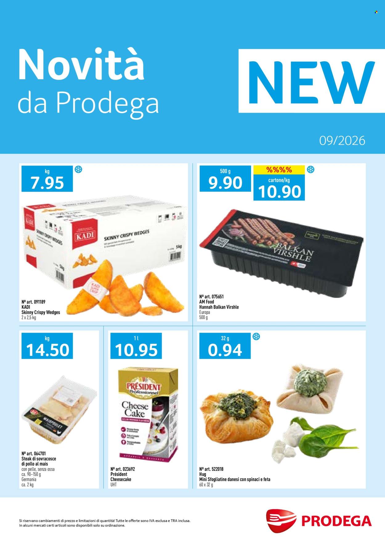 Volantino Prodega - 1.9.2026 - 30.9.2026. Pagina 1. Pagina 1