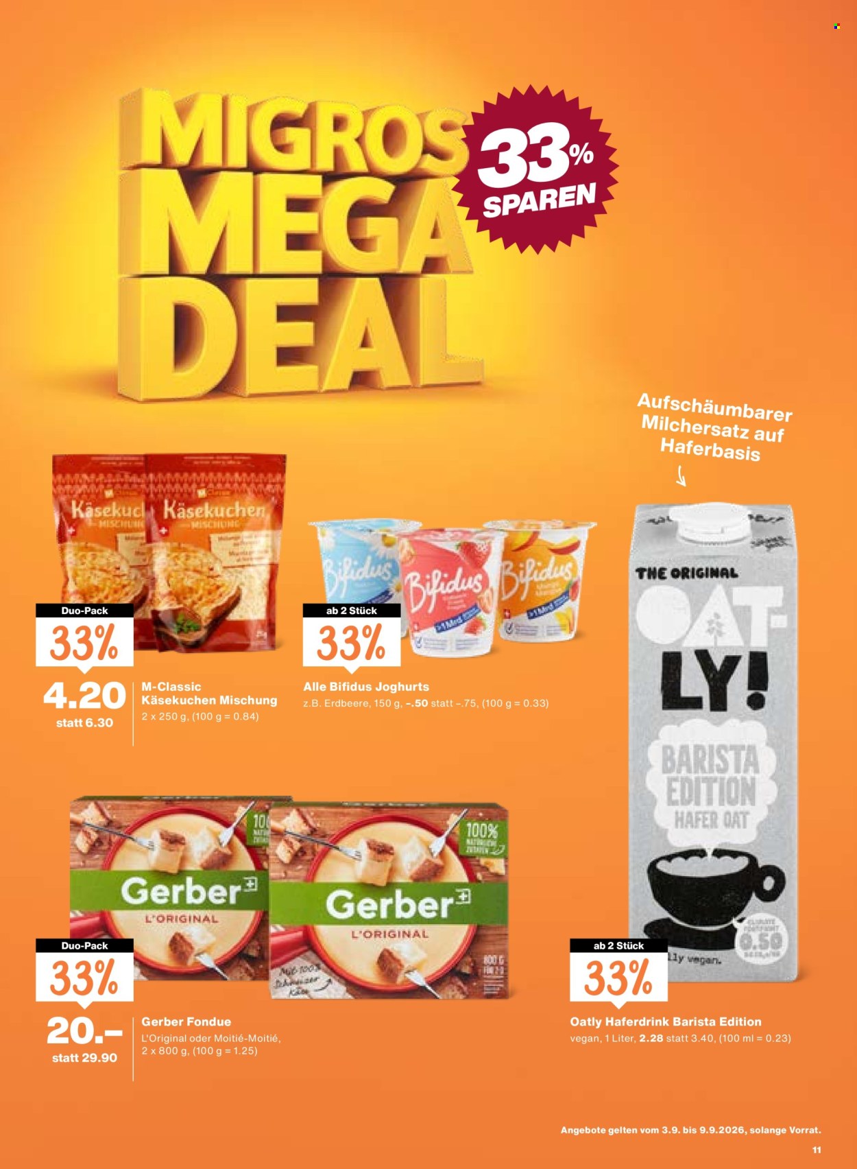 Volantino Migros - 3.9.2026 - 9.9.2026. Pagina 11. Pagina 11