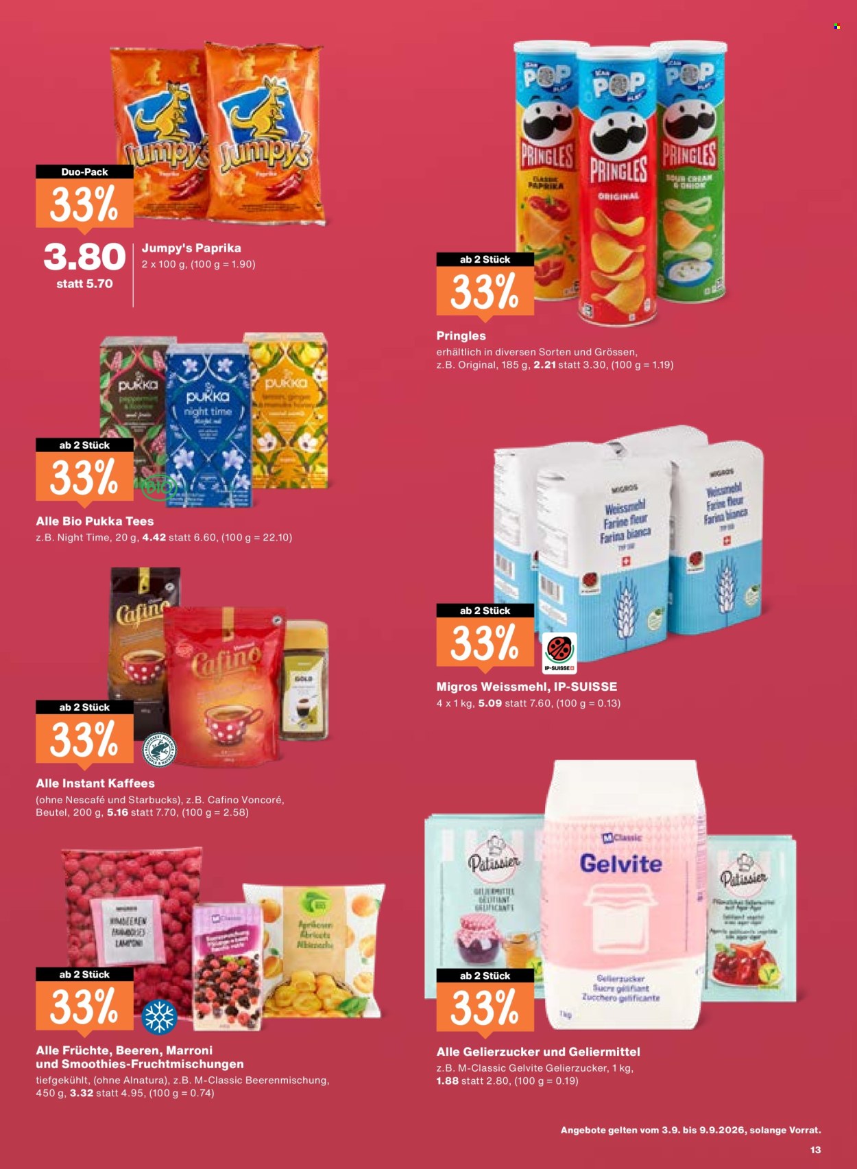 Volantino Migros - 3.9.2026 - 9.9.2026. Pagina 13. Pagina 13