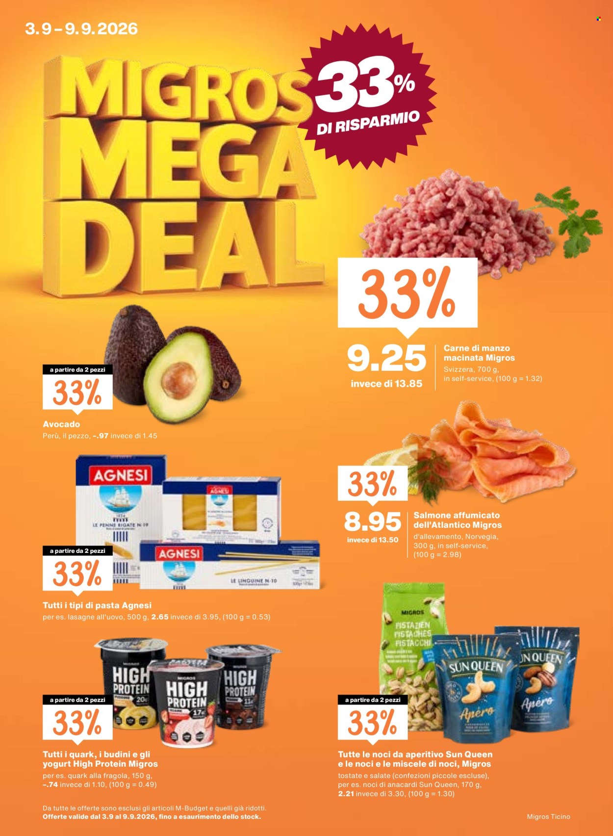 Volantino Migros - 3.9.2026 - 9.9.2026. Pagina 1. Pagina 1