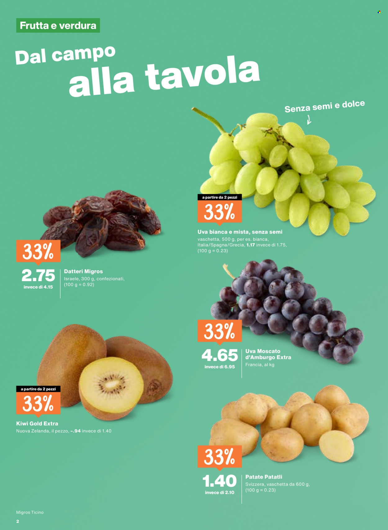 Volantino Migros - 3.9.2026 - 9.9.2026. Pagina 2. Pagina 2