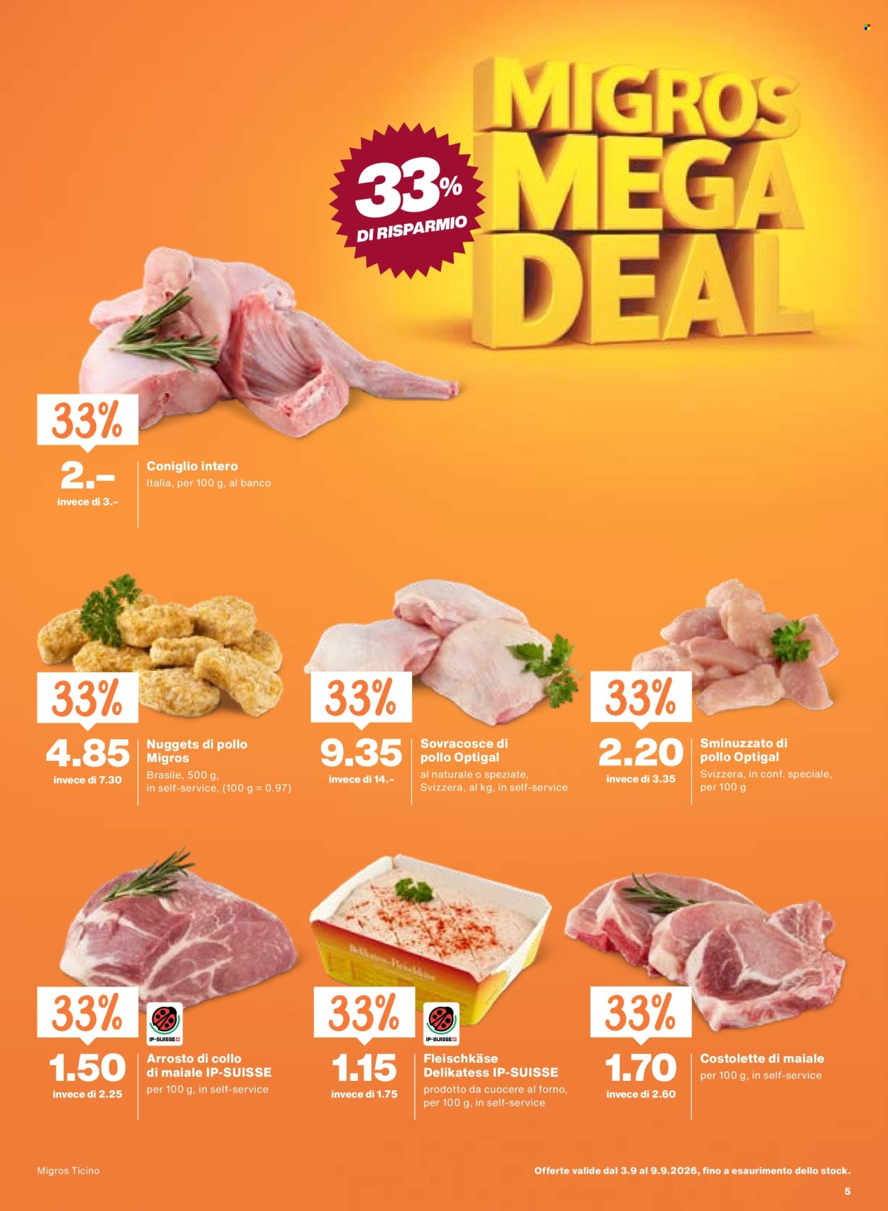 Volantino Migros - 3.9.2026 - 9.9.2026. Pagina 5. Pagina 5