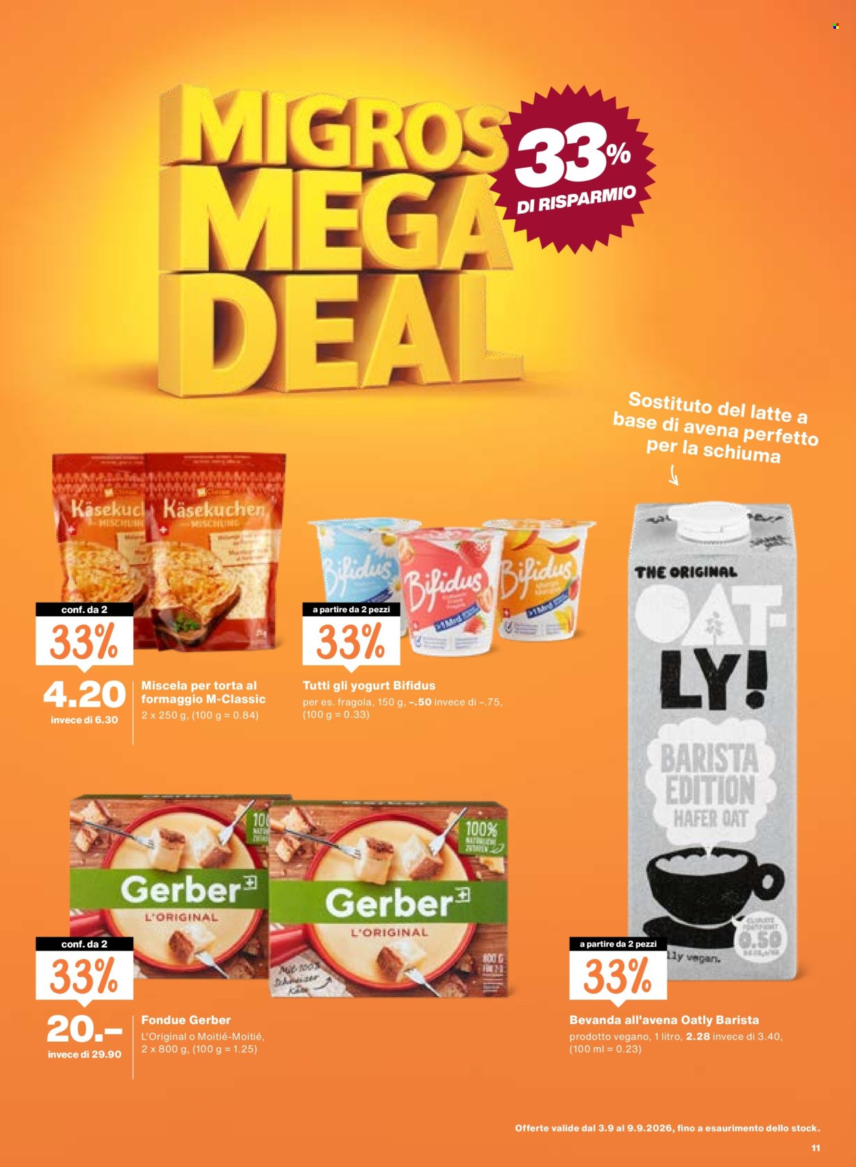 Volantino Migros - 3.9.2026 - 9.9.2026. Pagina 11. Pagina 11