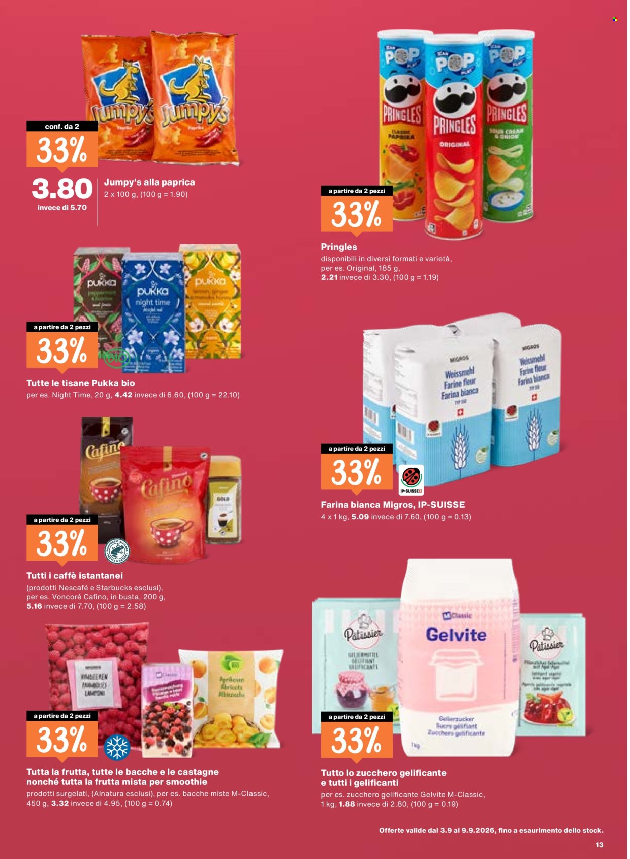 Volantino Migros - 3.9.2026 - 9.9.2026. Pagina 13. Pagina 13