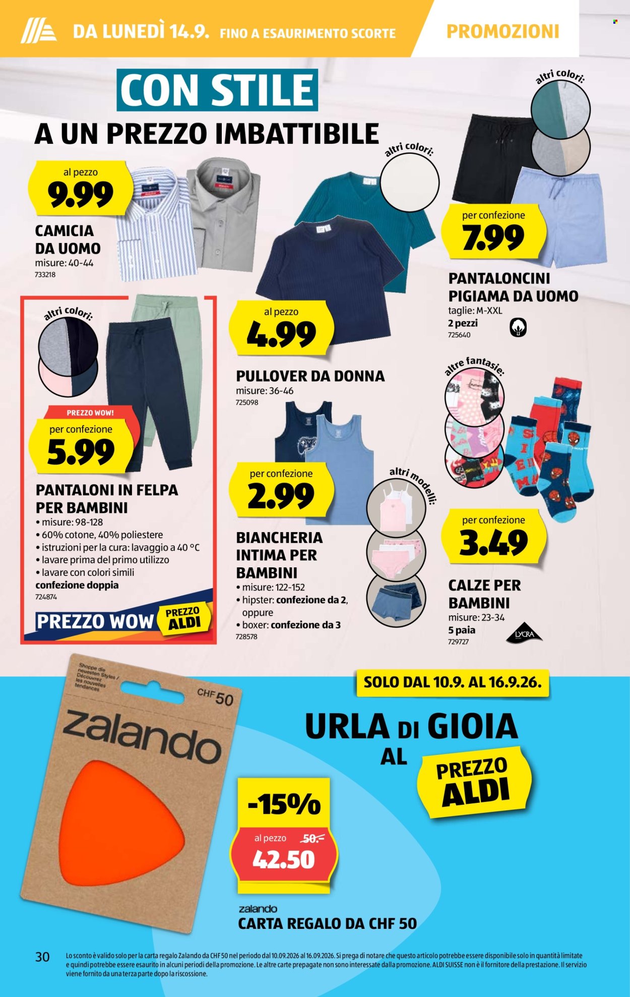 Volantino Aldi - 10.9.2026 - 16.9.2026. Pagina 29. Pagina 29