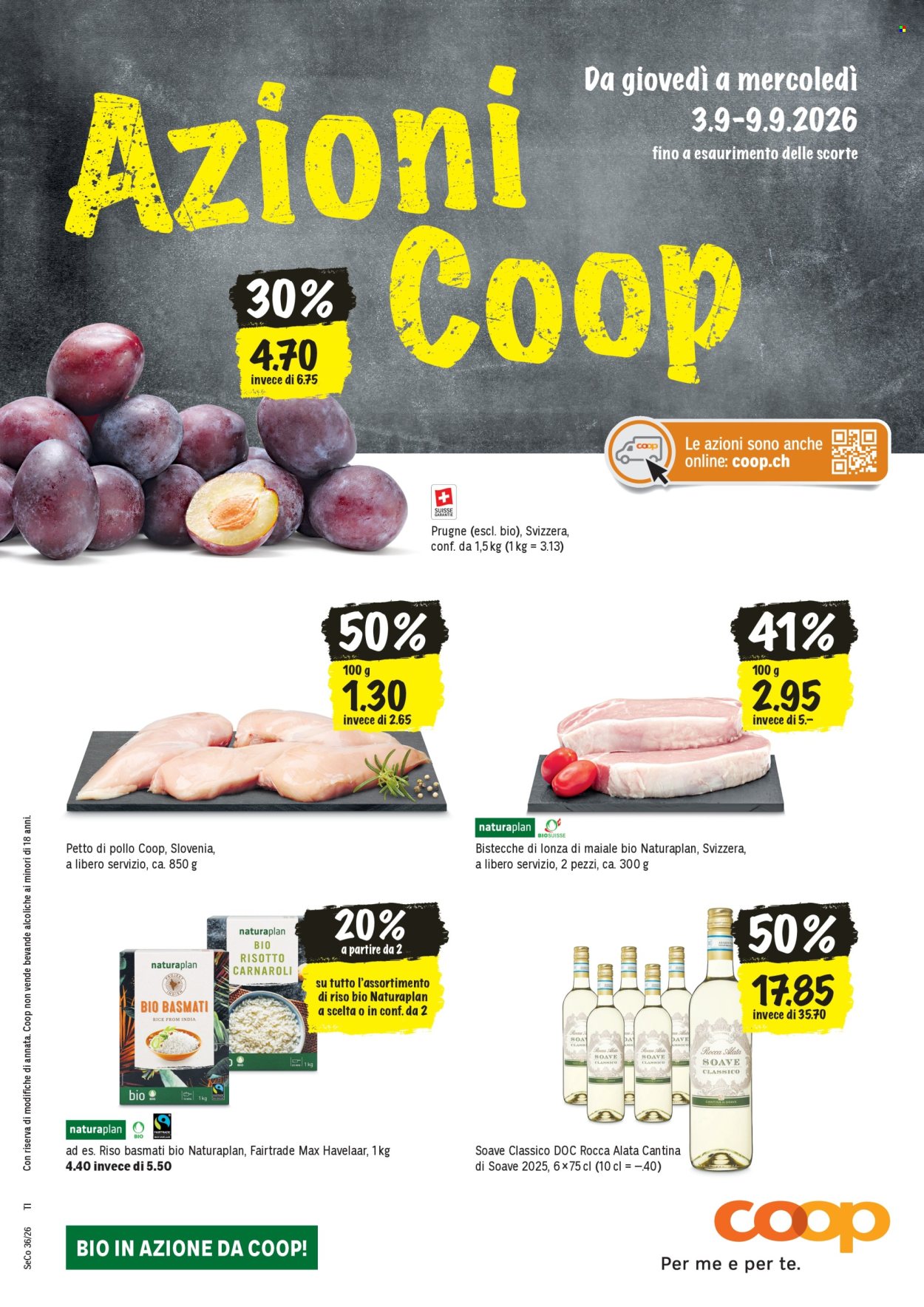 Volantino Coop - 3.9.2026 - 9.9.2026. Pagina 1. Pagina 1