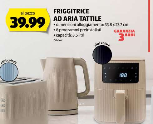 FRIGGITRICE AD ARIA TATTILE