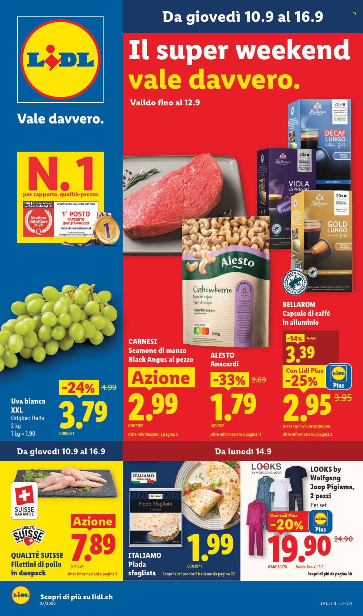 Volantino Lidl - 10.9.2026 - 16.9.2026. Pagina 1. Pagina 1