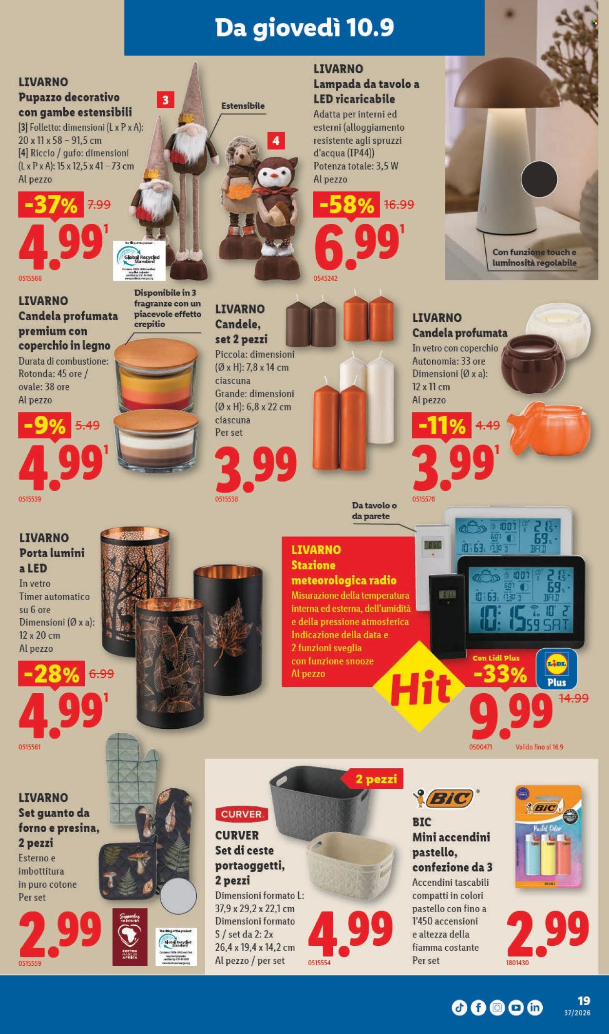 Volantino Lidl - 10.9.2026 - 16.9.2026. Pagina 19. Pagina 19