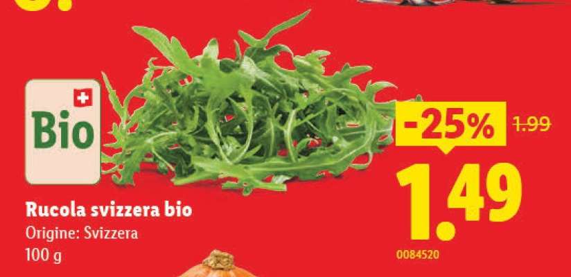 Rucola svizzera bio