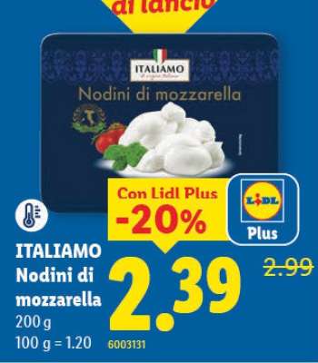 ITALIAMO Nodini di mozzarella