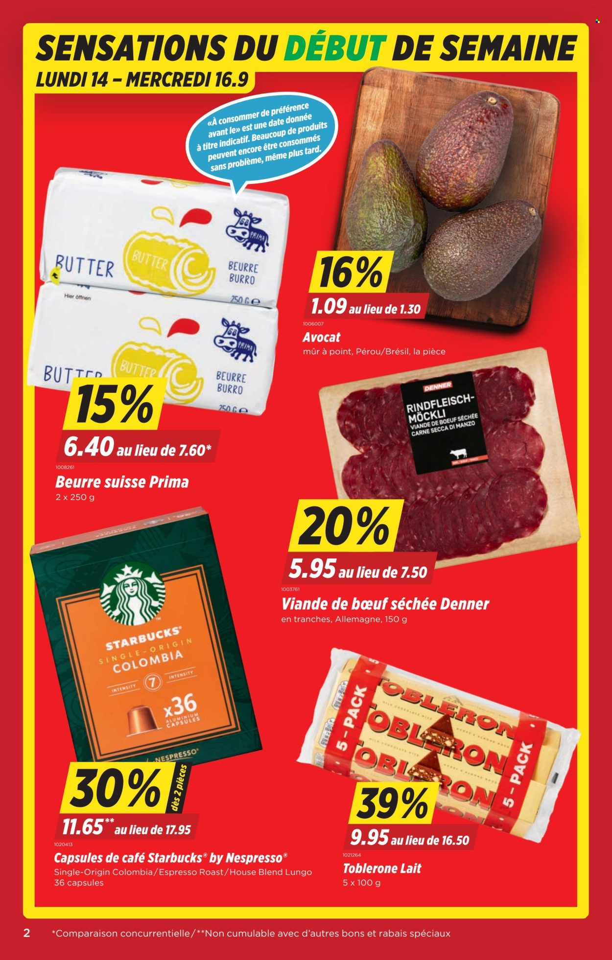 Volantino Denner - 10.9.2026 - 16.9.2026. Pagina 2. Pagina 2