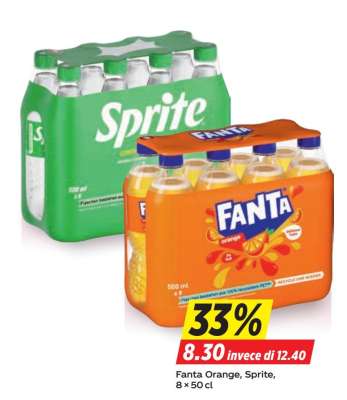 Fanta Orange, Sprite
