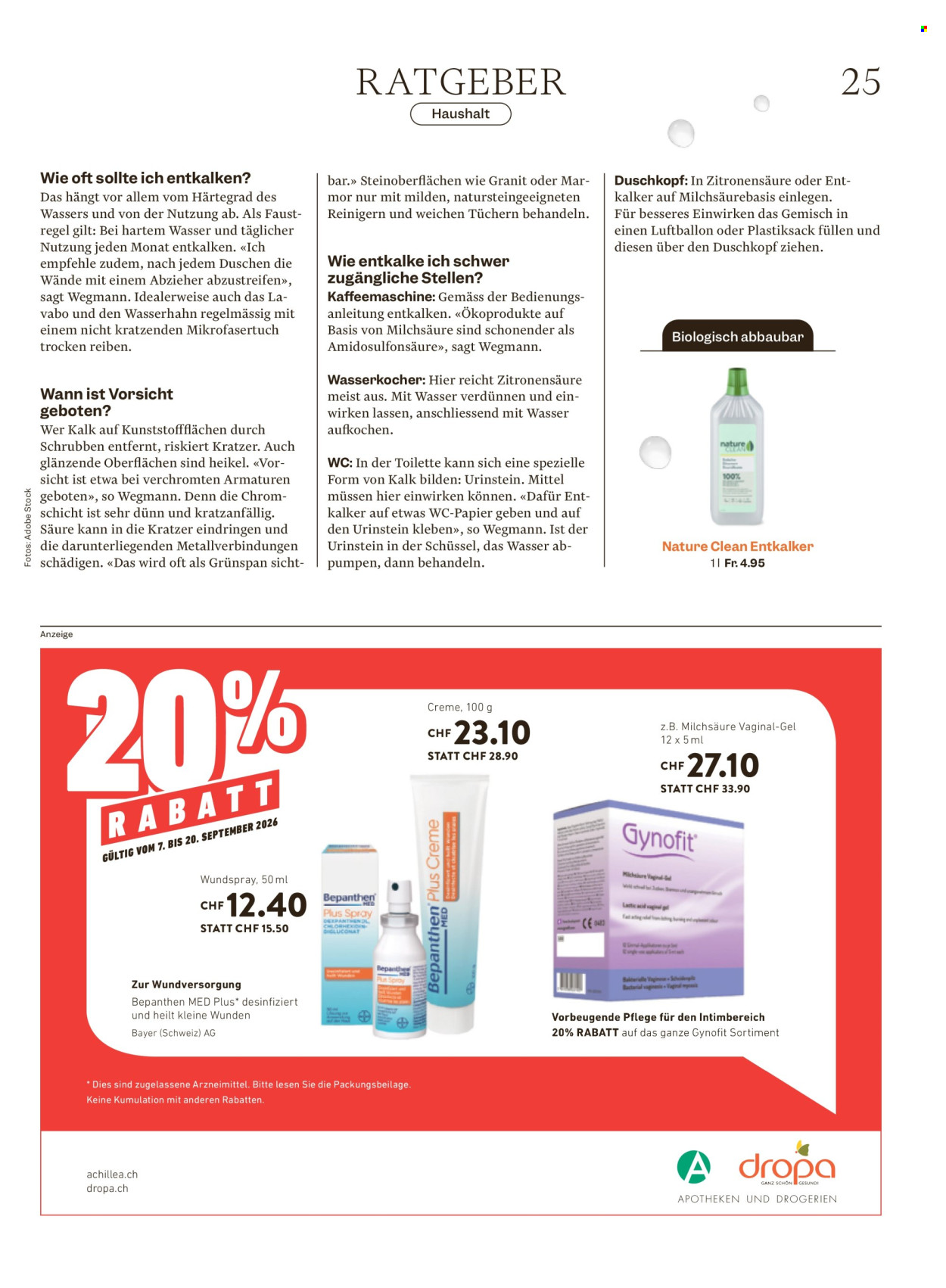 Volantino Migros - 9.9.2026 - 16.9.2026. Pagina 25. Pagina 25