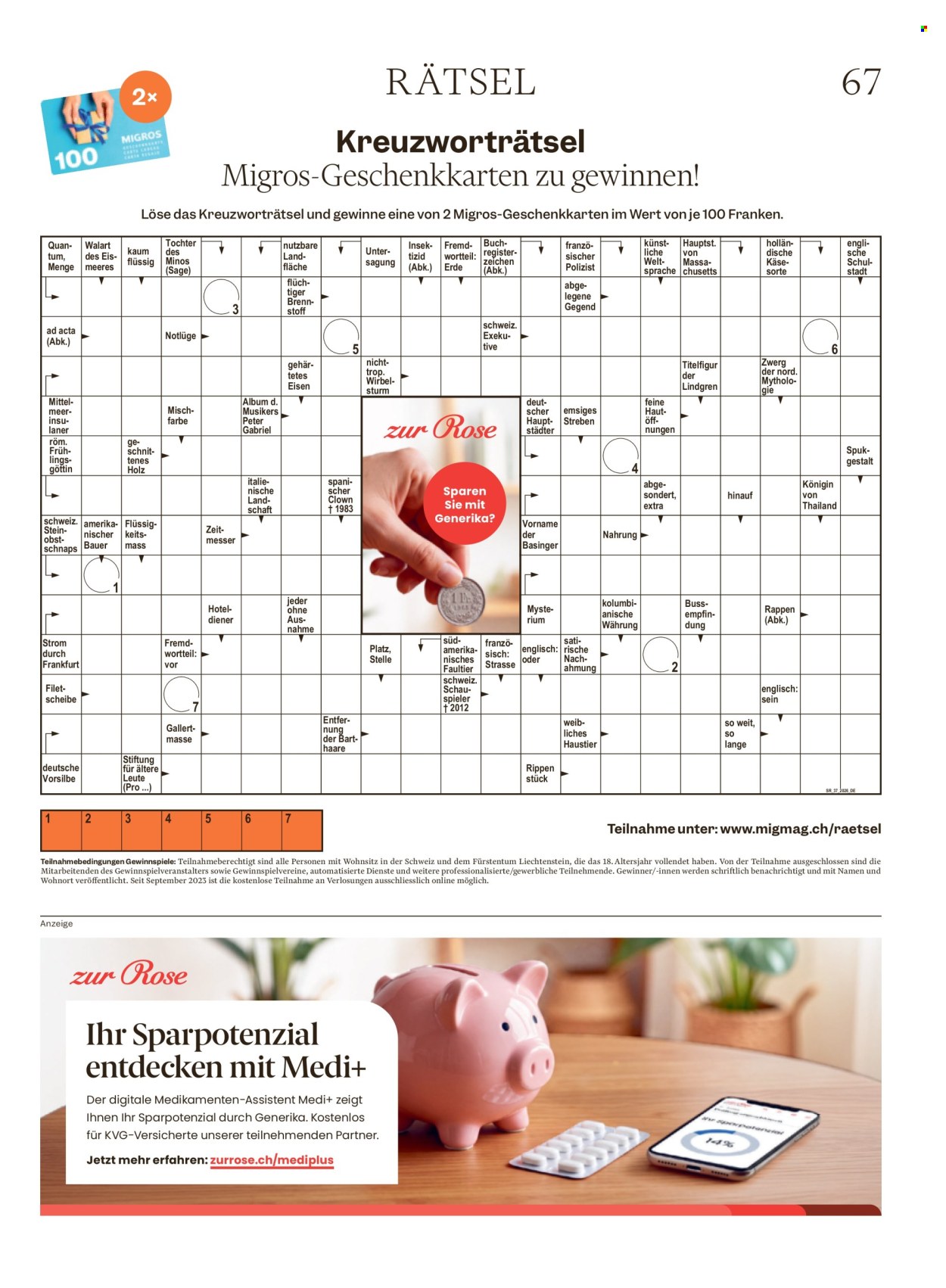 Volantino Migros - 9.9.2026 - 16.9.2026. Pagina 67. Pagina 67