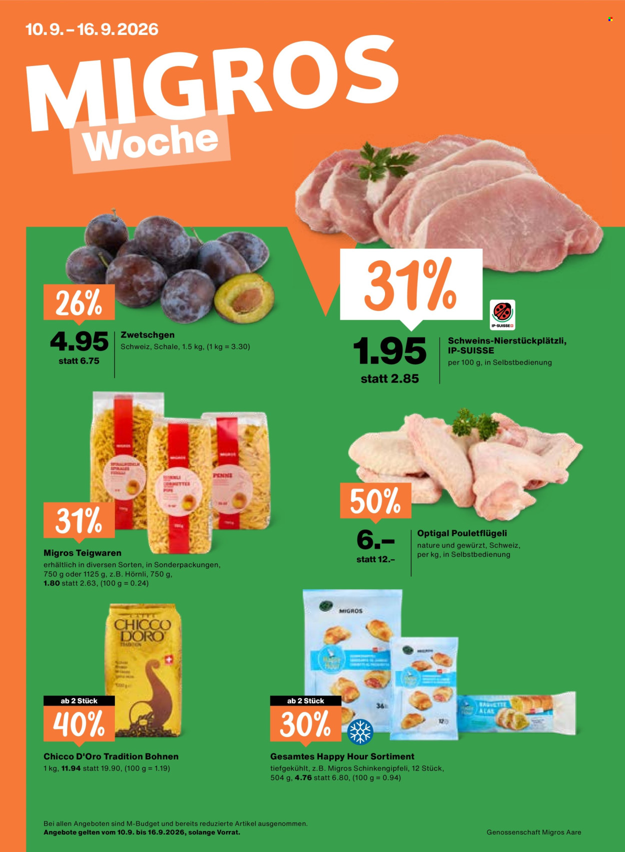 Volantino Migros - 10.9.2026 - 16.9.2026. Pagina 1. Pagina 1