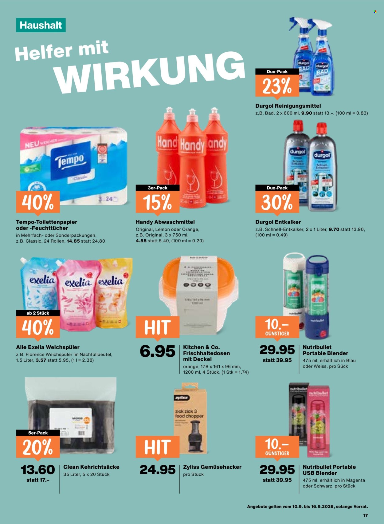 Volantino Migros - 10.9.2026 - 16.9.2026. Pagina 17. Pagina 17