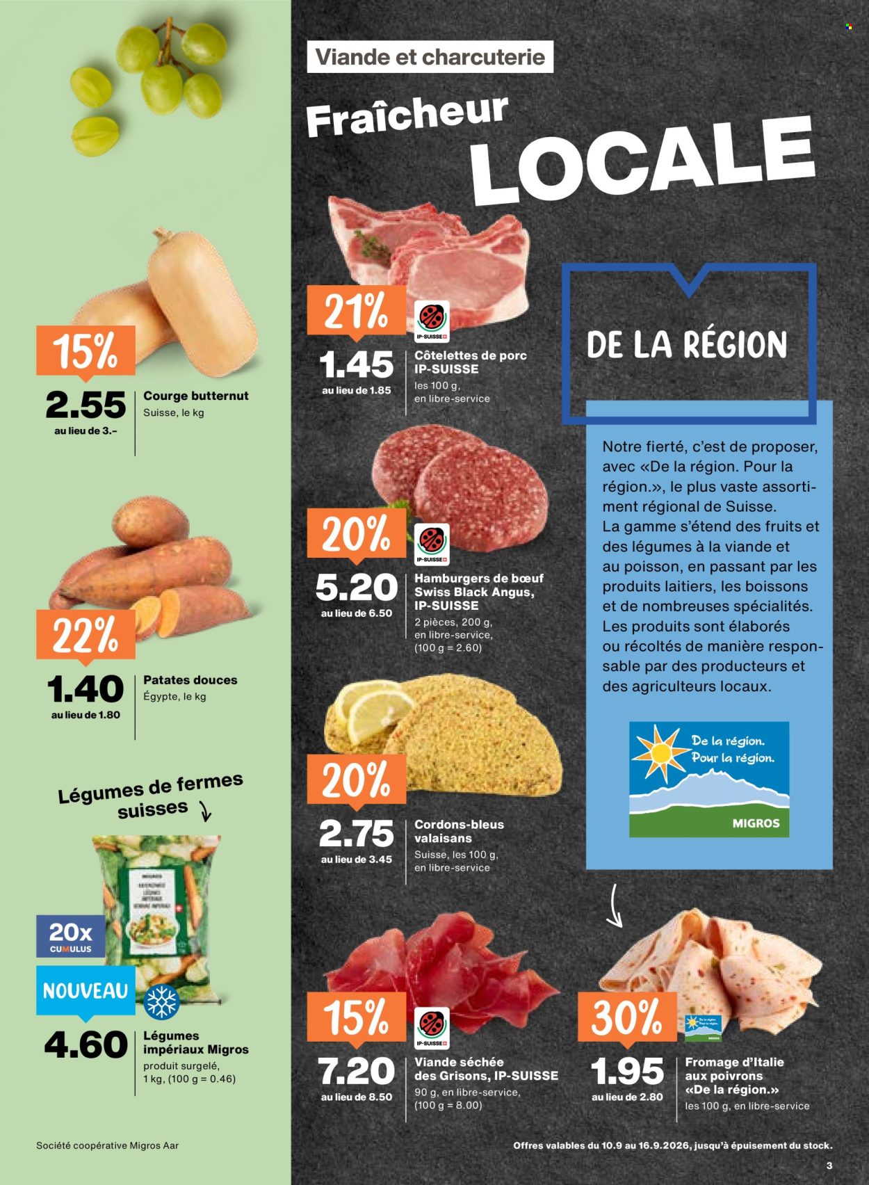Volantino Migros - 10.9.2026 - 16.9.2026. Pagina 3. Pagina 3