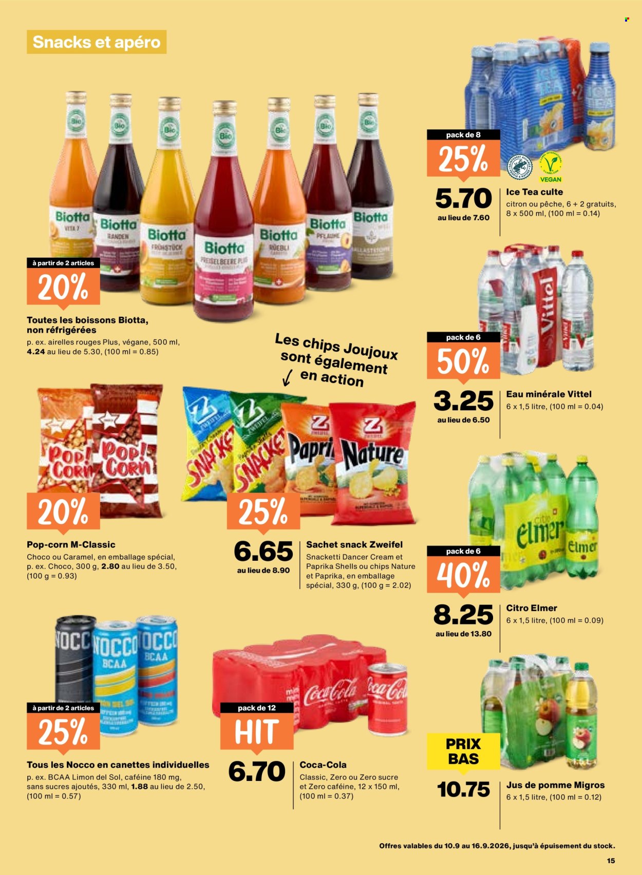 Volantino Migros - 10.9.2026 - 16.9.2026. Pagina 15. Pagina 15