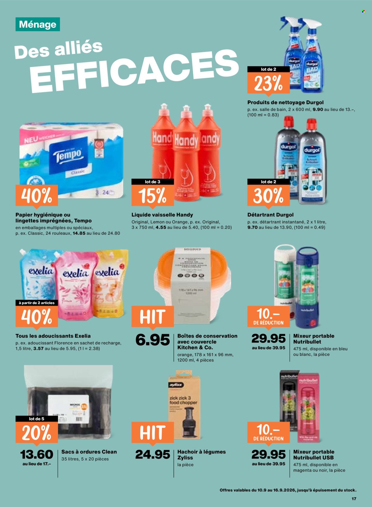 Volantino Migros - 10.9.2026 - 16.9.2026. Pagina 17. Pagina 17
