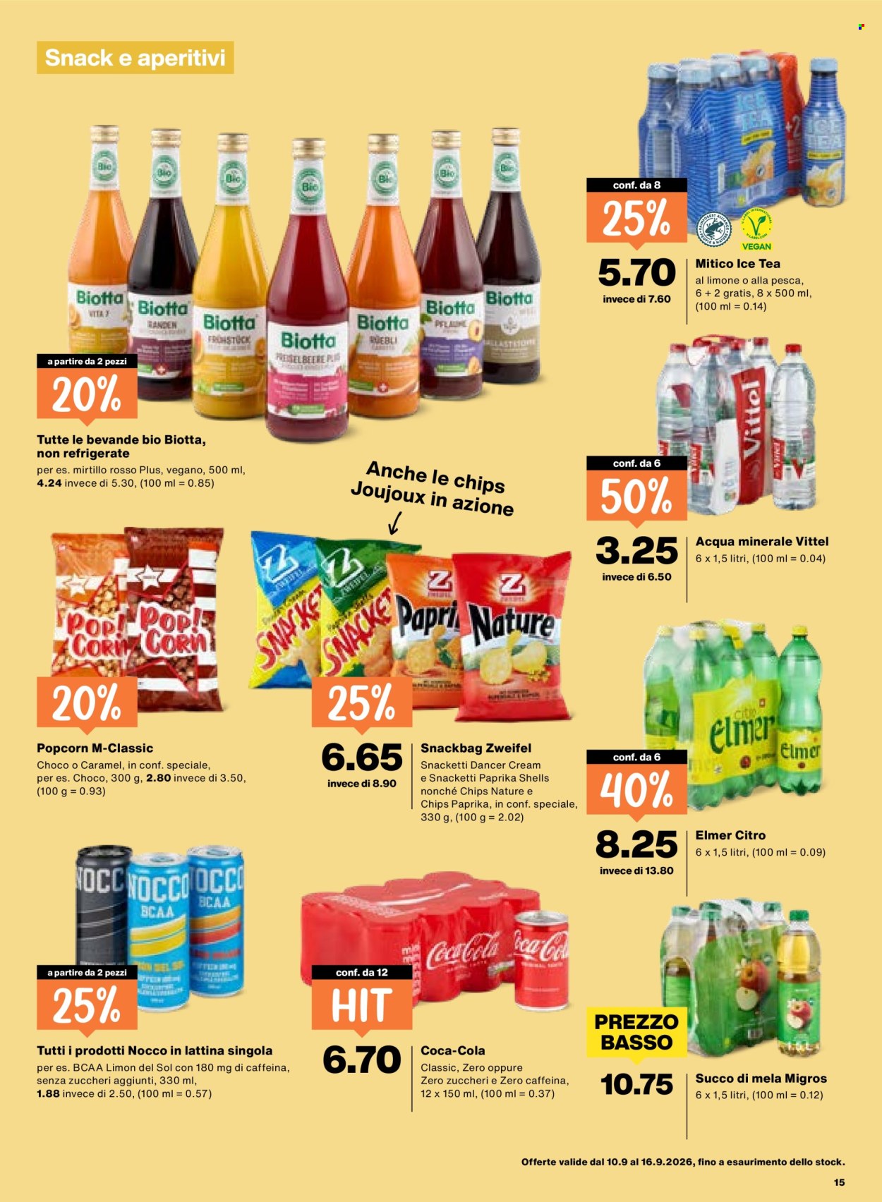 Volantino Migros - 10.9.2026 - 16.9.2026. Pagina 15. Pagina 15