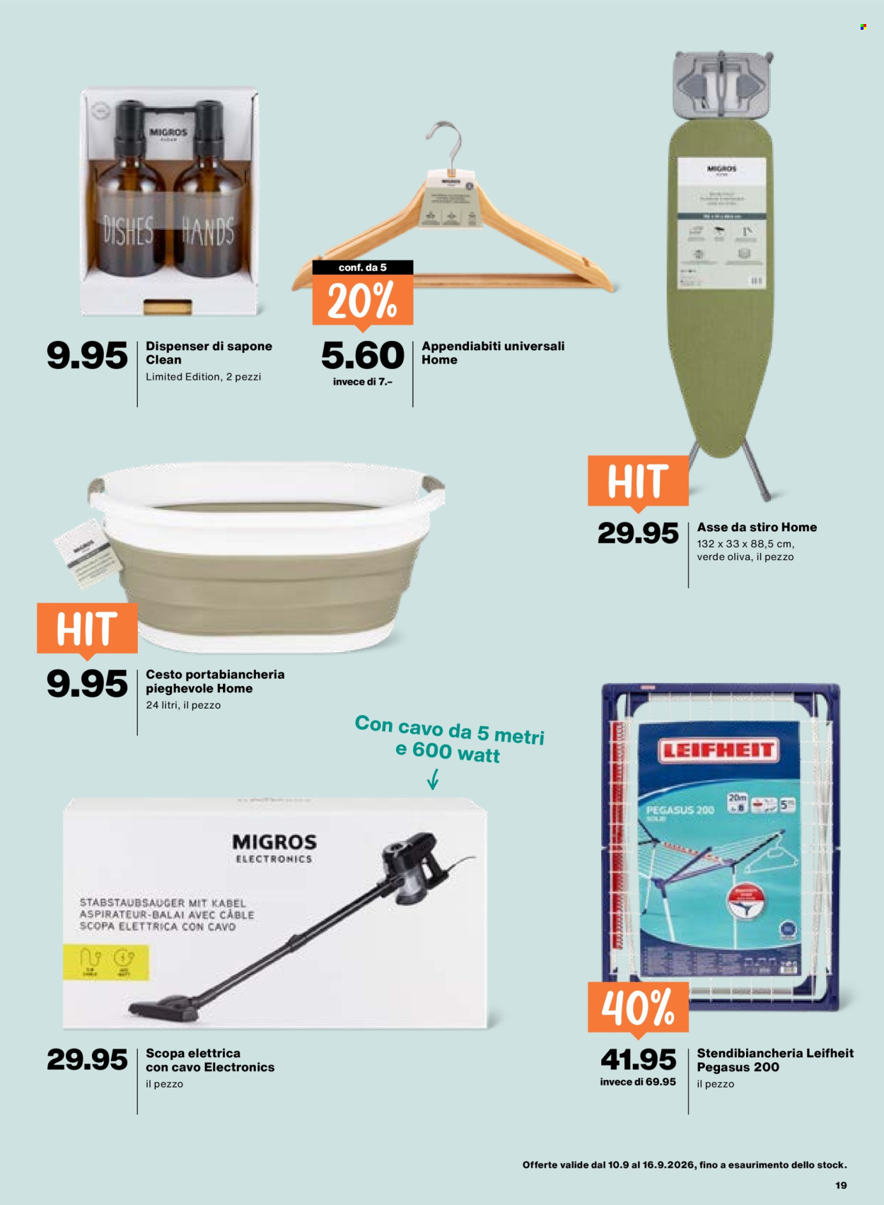 Volantino Migros - 10.9.2026 - 16.9.2026. Pagina 19. Pagina 19