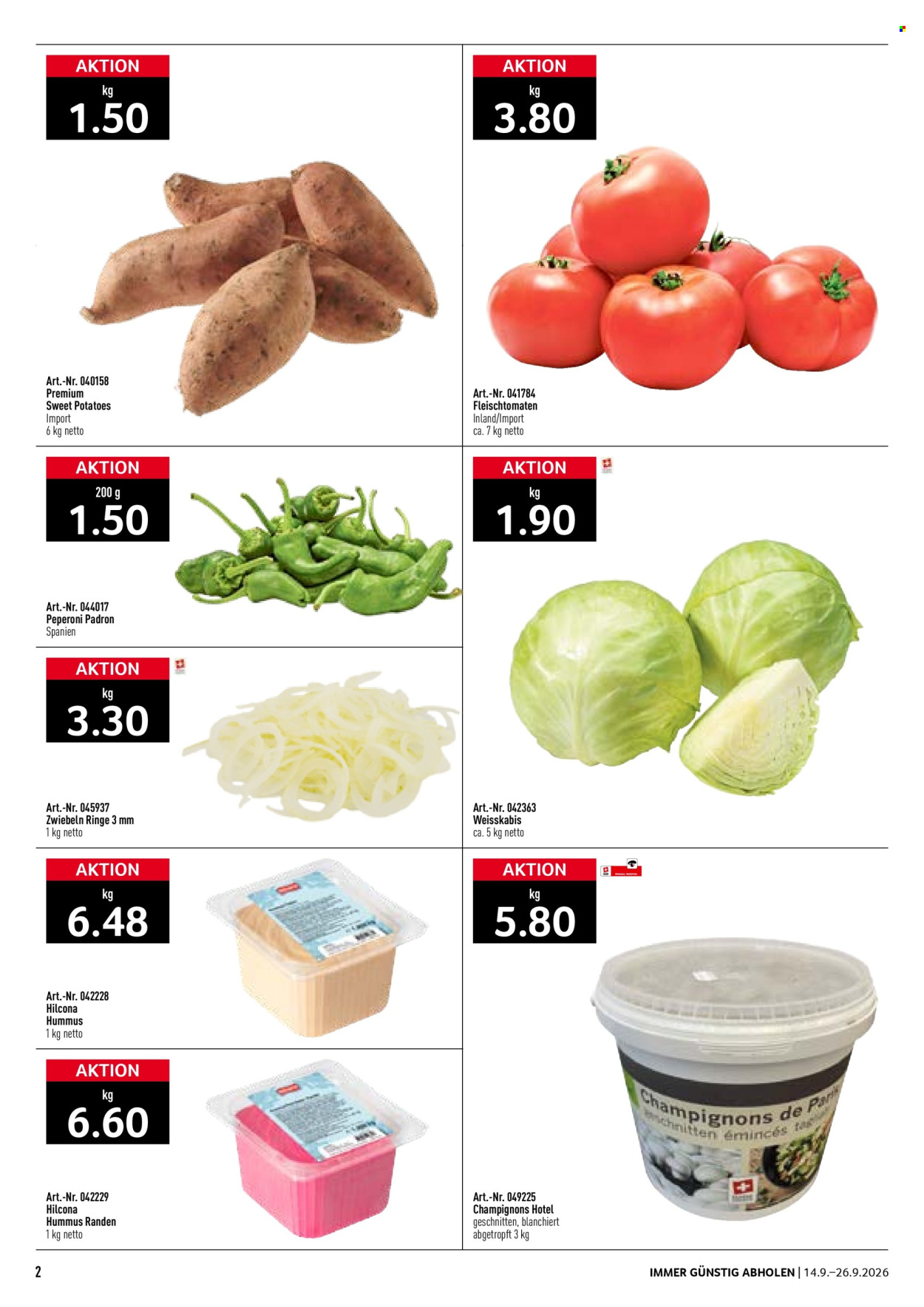 Volantino Prodega - 14.9.2026 - 26.9.2026. Pagina 2. Pagina 2