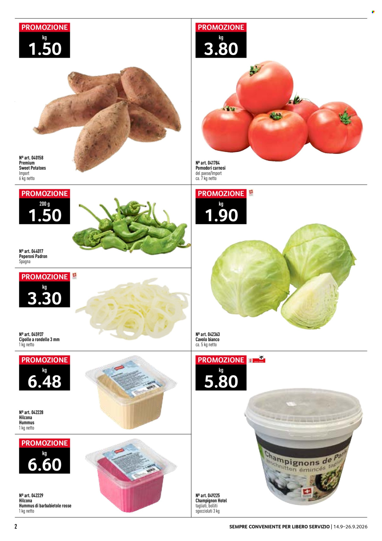Volantino Prodega - 14.9.2026 - 26.9.2026. Pagina 2. Pagina 2