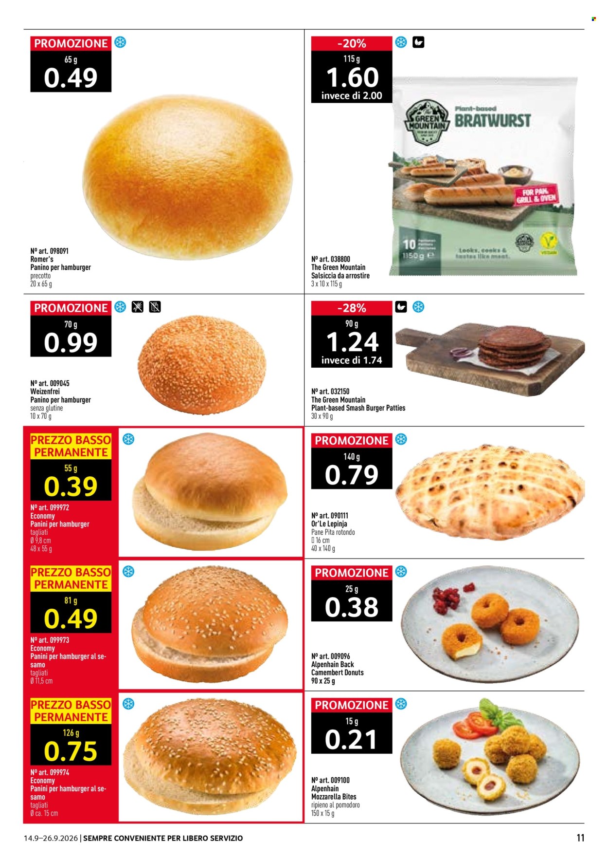 Volantino Prodega - 14.9.2026 - 26.9.2026. Pagina 11. Pagina 11
