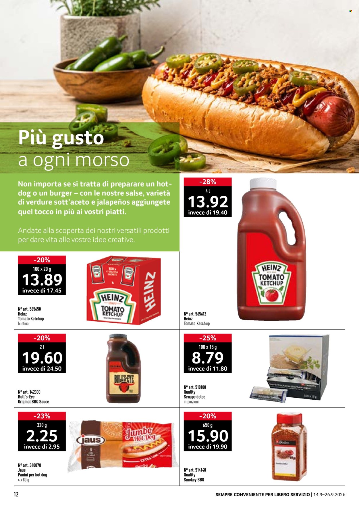 Volantino Prodega - 14.9.2026 - 26.9.2026. Pagina 12. Pagina 12