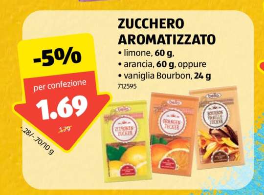 ZUCCHERO AROMATIZZATO