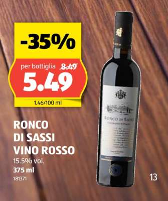 RONCO DI SASSI VINO ROSSO
