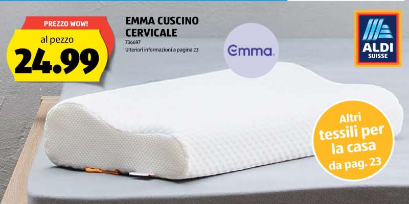 EMMA CUSCINO CERVICALE