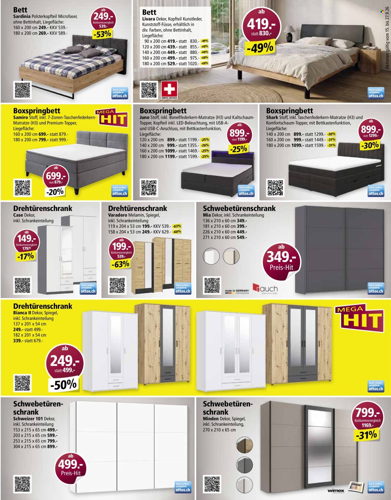 Volantino Otto's - 15.9.2026 - 21.9.2026. Pagina 9. Pagina 9