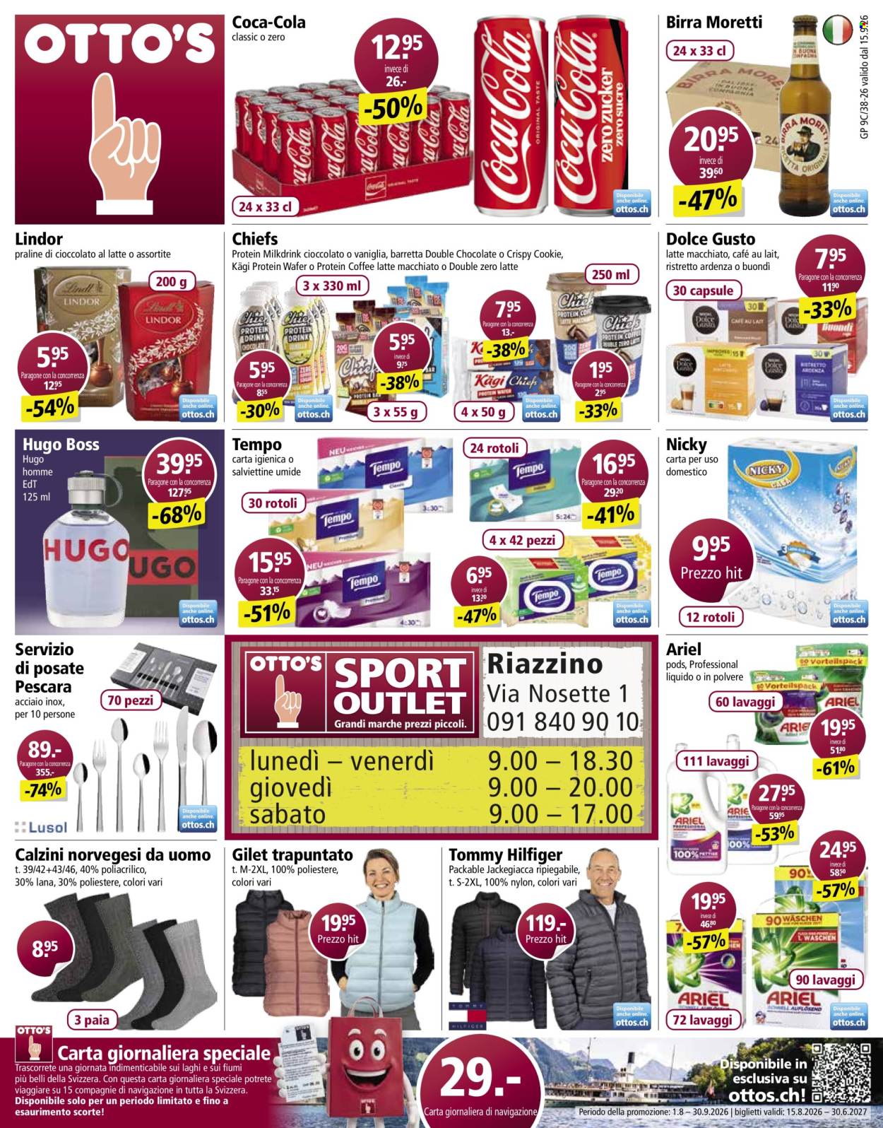 Volantino Otto's - 15.9.2026 - 21.9.2026. Pagina 1. Pagina 1