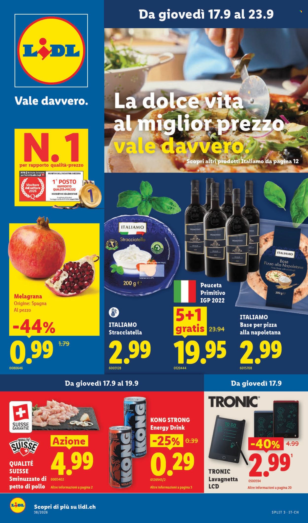 Volantino Lidl - 17.9.2026 - 23.9.2026. Pagina 1. Pagina 1