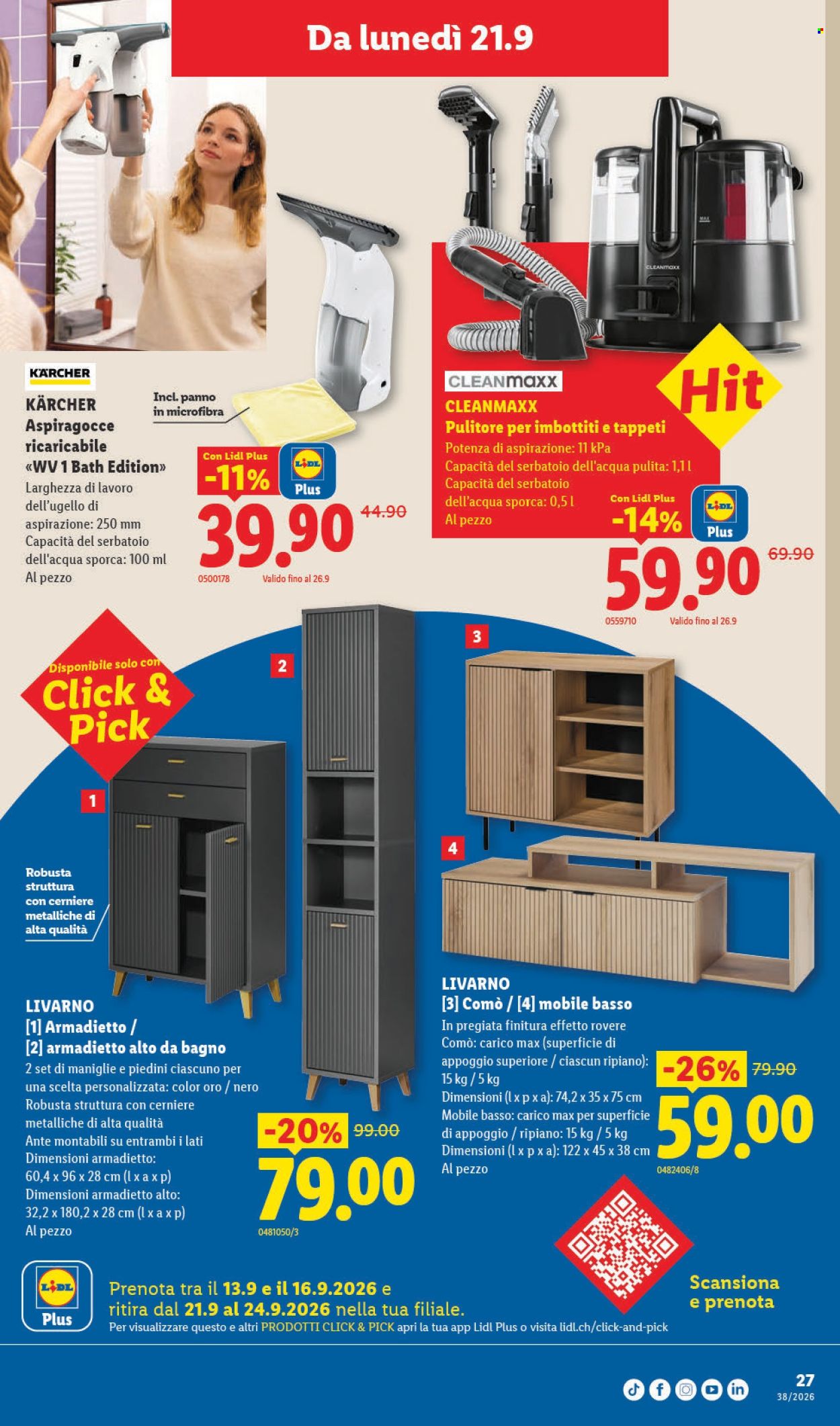 Volantino Lidl - 17.9.2026 - 23.9.2026. Pagina 27. Pagina 27