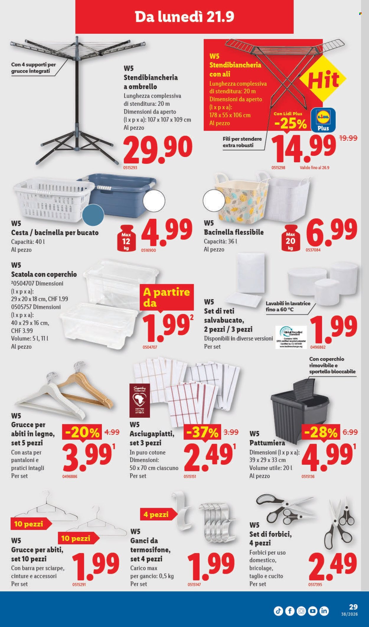 Volantino Lidl - 17.9.2026 - 23.9.2026. Pagina 29. Pagina 29