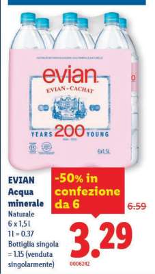 Evian acqua minerale