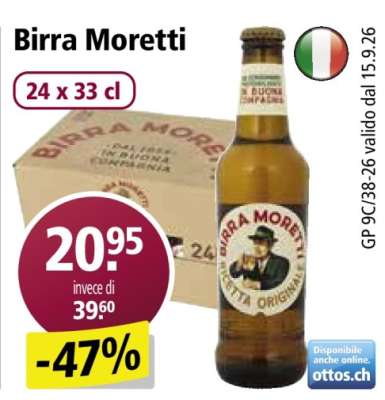 BIRRA MORETTI