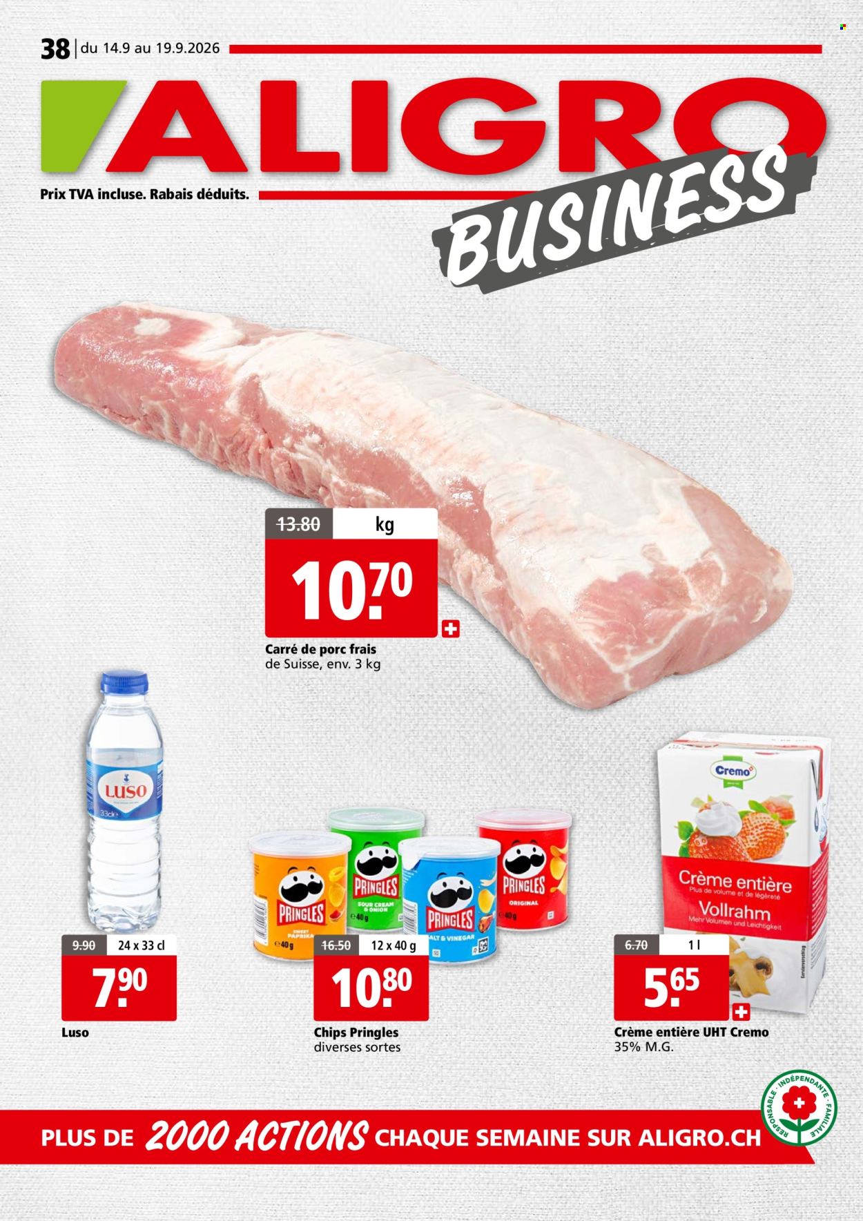 Volantino ALIGRO - 14.9.2026 - 19.9.2026. Pagina 1. Pagina 1