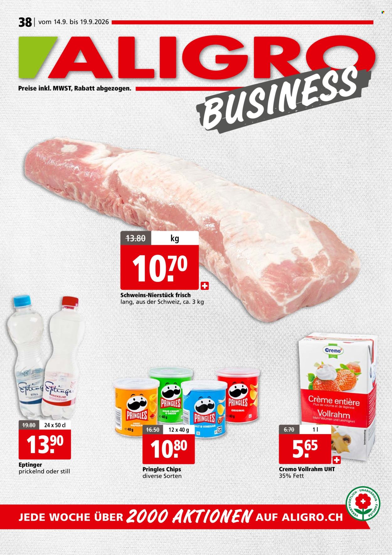 Volantino ALIGRO - 14.9.2026 - 19.9.2026. Pagina 1. Pagina 1
