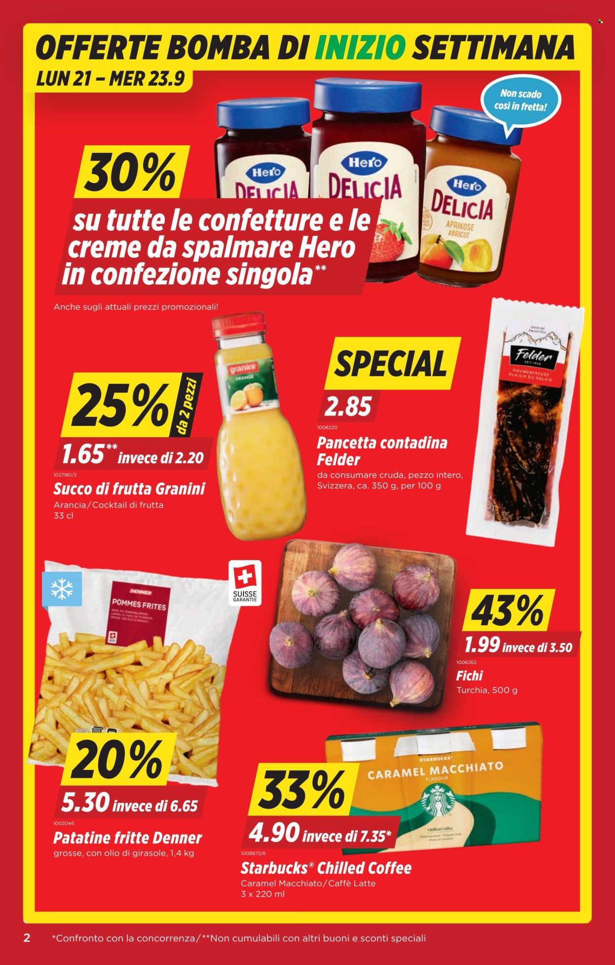 Volantino Denner - 17.9.2026 - 23.9.2026. Pagina 2. Pagina 2