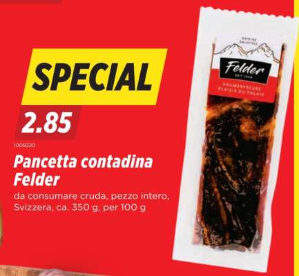 Pancetta contadina Felder