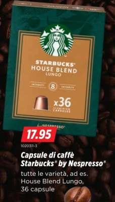 Capsule di caffè Starbucks® by Nespresso®