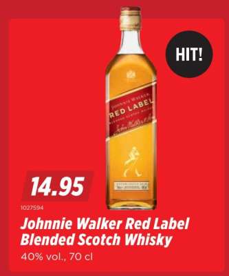 Johnnie Walker Red Label Blended Scotch Whisky